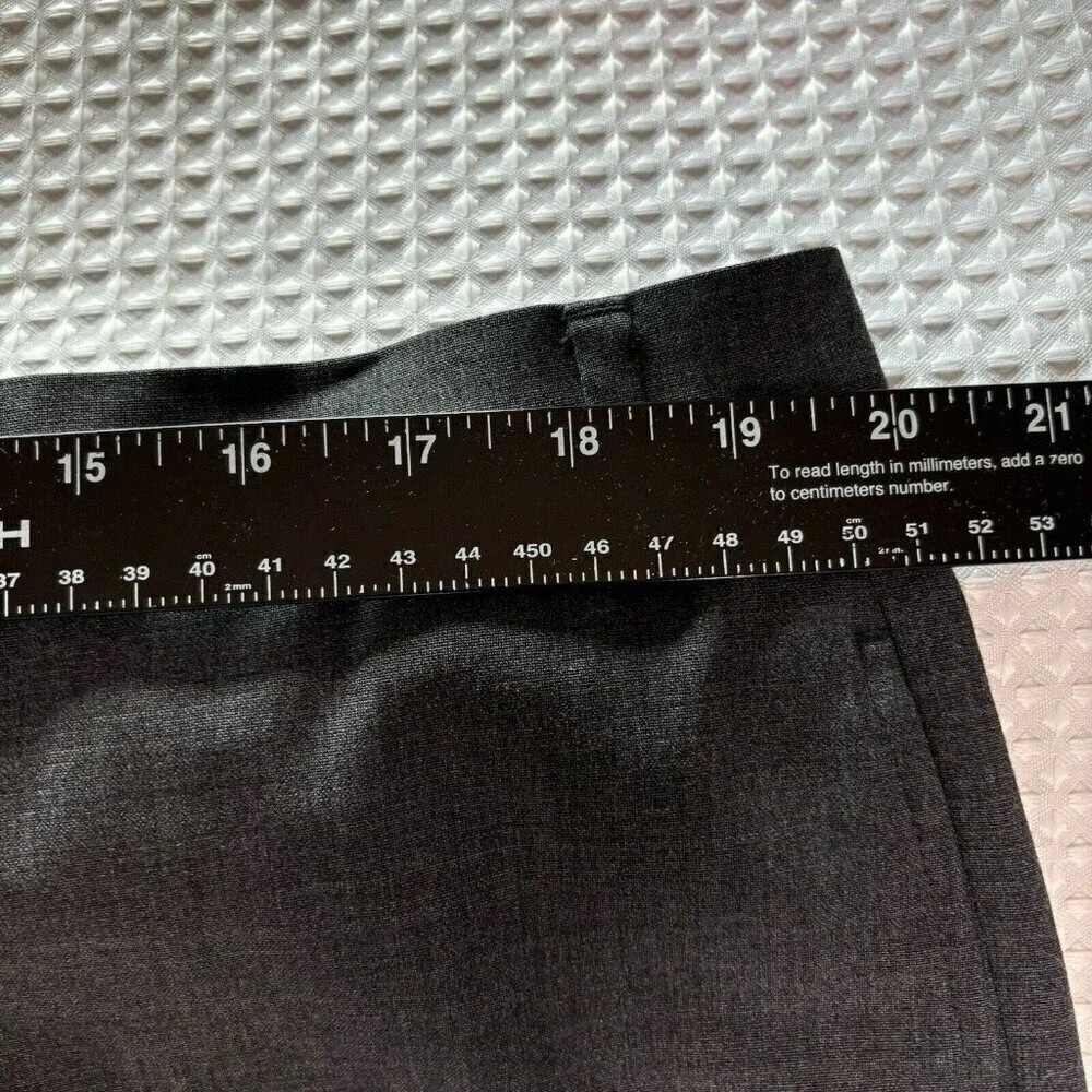 Lauren Ralph Lauren High Performance Wool Dress Pants Mens 40x32 Gray Flat Front
